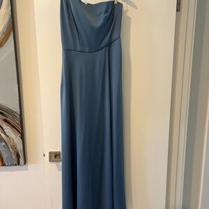 Celebrate DB Studio One shoulder Blue Dress